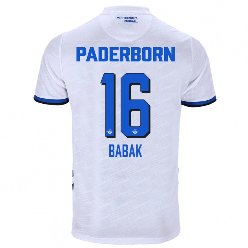 Danxen Homem Camisola Fedir Babak #16 Branco Azul Alternativa 2025/26 Camisa Brasil