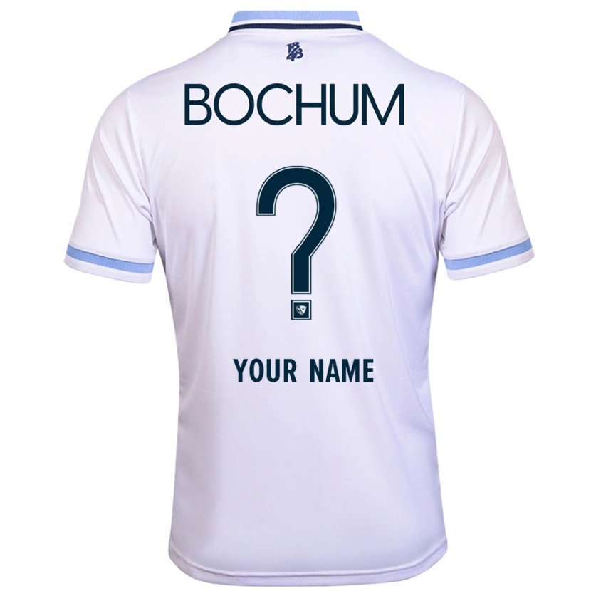 Danxen Homem Camisola Seu Nome #0 Branco Azul Celeste Alternativa 2025/26 Camisa Brasil