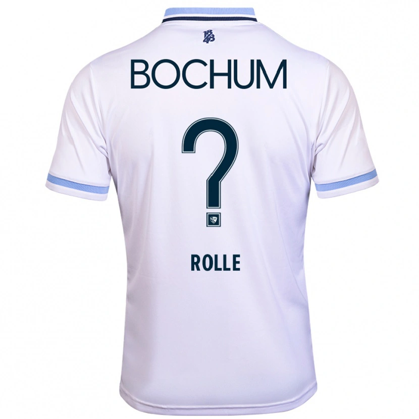 Danxen Homem Camisola Sarah Rolle #0 Branco Azul Celeste Alternativa 2025/26 Camisa Brasil