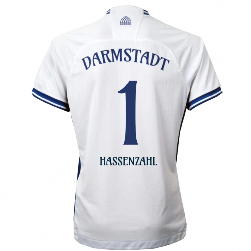 Danxen Homem Camisola Leon Hassenzahl #1 Branco Azul Alternativa 2025/26 Camisa Brasil