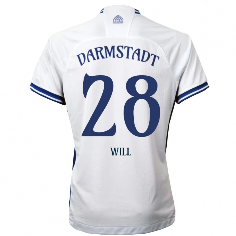 Danxen Homem Camisola Paul Will #28 Branco Azul Alternativa 2025/26 Camisa Brasil