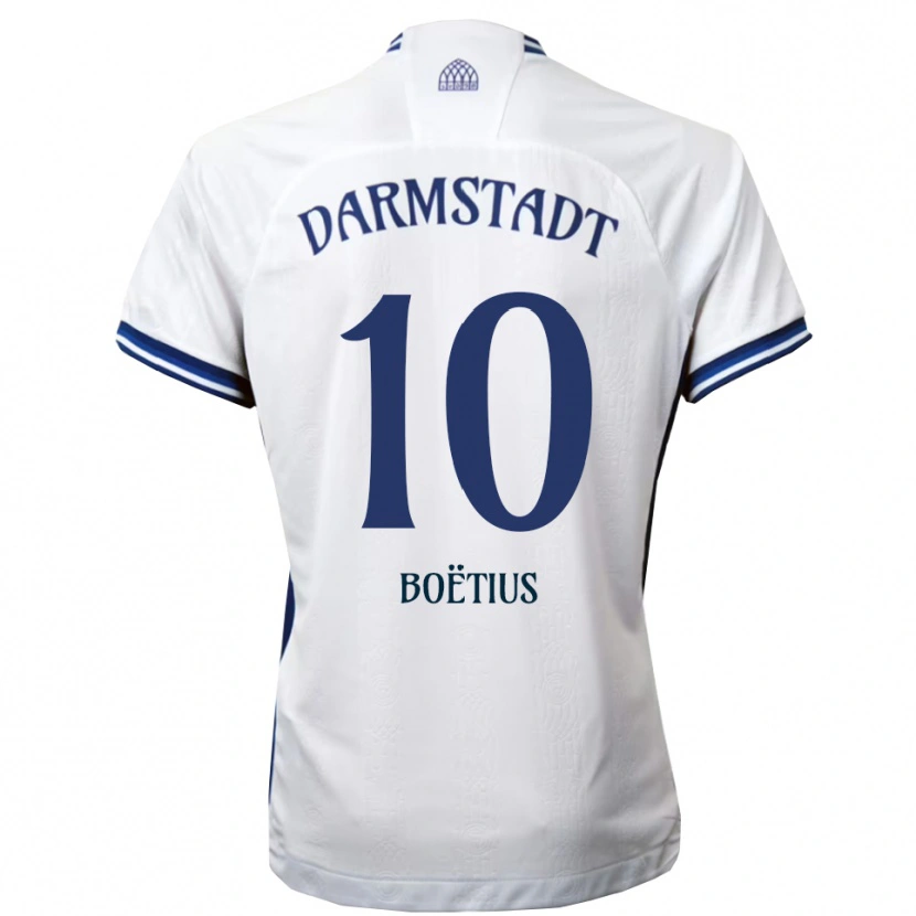 Danxen Homem Camisola Jean-Paul Boëtius #10 Branco Azul Alternativa 2025/26 Camisa Brasil