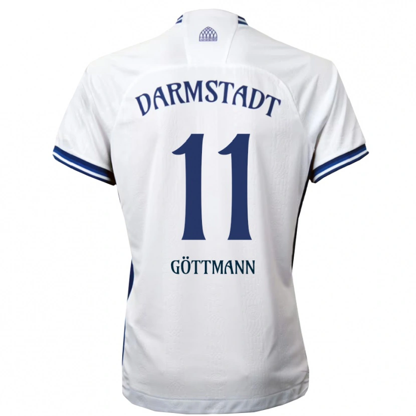Danxen Homem Camisola Levin Göttmann #11 Branco Azul Alternativa 2025/26 Camisa Brasil