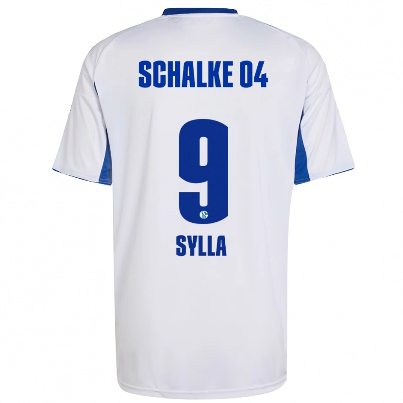 Danxen Homem Camisola Moussa Sylla #9 Branco Azul Alternativa 2025/26 Camisa Brasil