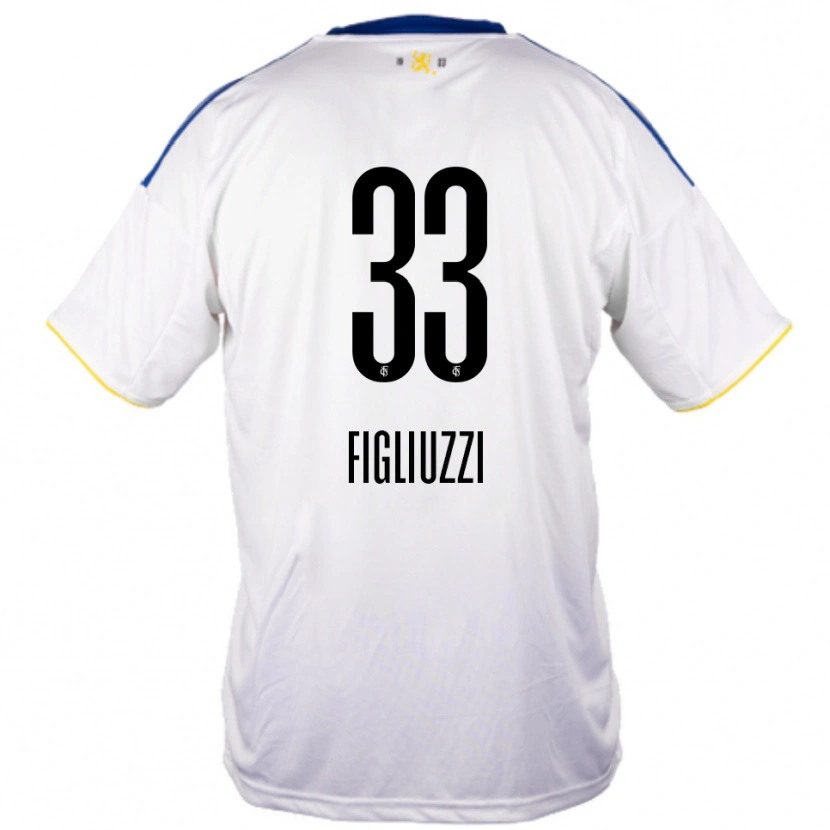 Danxen Homem Camisola Silvano Figliuzzi #33 Branco Azul Amarelo Alternativa 2025/26 Camisa Brasil