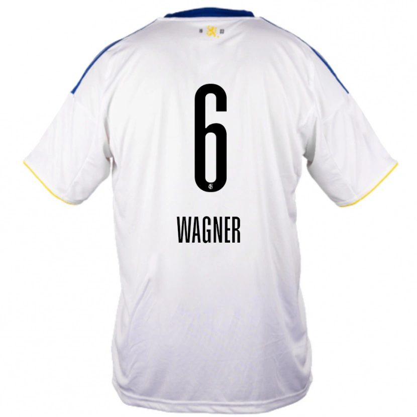 Danxen Homem Camisola Emil Wagner #6 Branco Azul Amarelo Alternativa 2025/26 Camisa Brasil