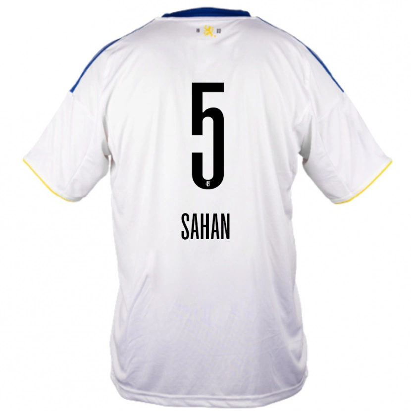 Danxen Homem Camisola Vakkas Sahan #5 Branco Azul Amarelo Alternativa 2025/26 Camisa Brasil