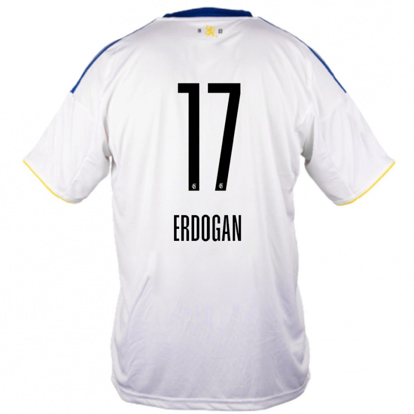 Danxen Homem Camisola Emirhan Erdogan #17 Branco Azul Amarelo Alternativa 2025/26 Camisa Brasil