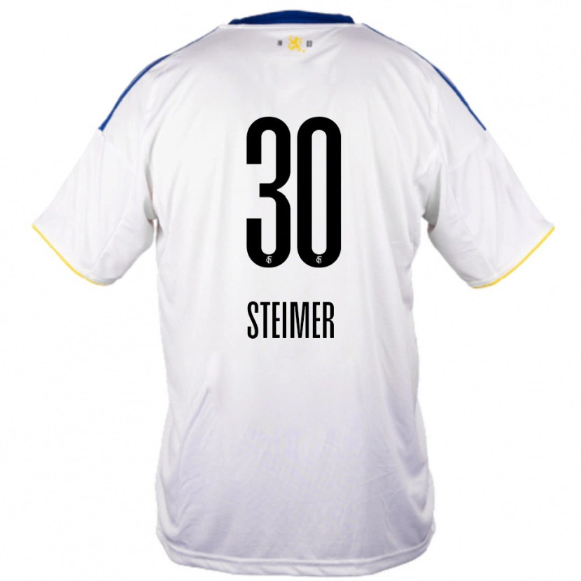 Danxen Homem Camisola Marie Steimer #30 Branco Azul Amarelo Alternativa 2025/26 Camisa Brasil