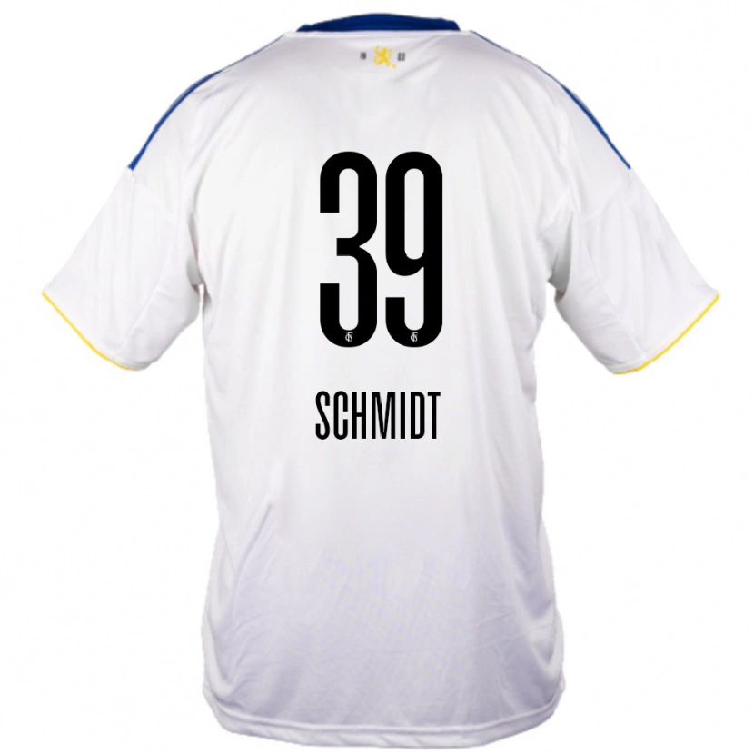 Danxen Homem Camisola Patrick Schmidt #39 Branco Azul Amarelo Alternativa 2025/26 Camisa Brasil