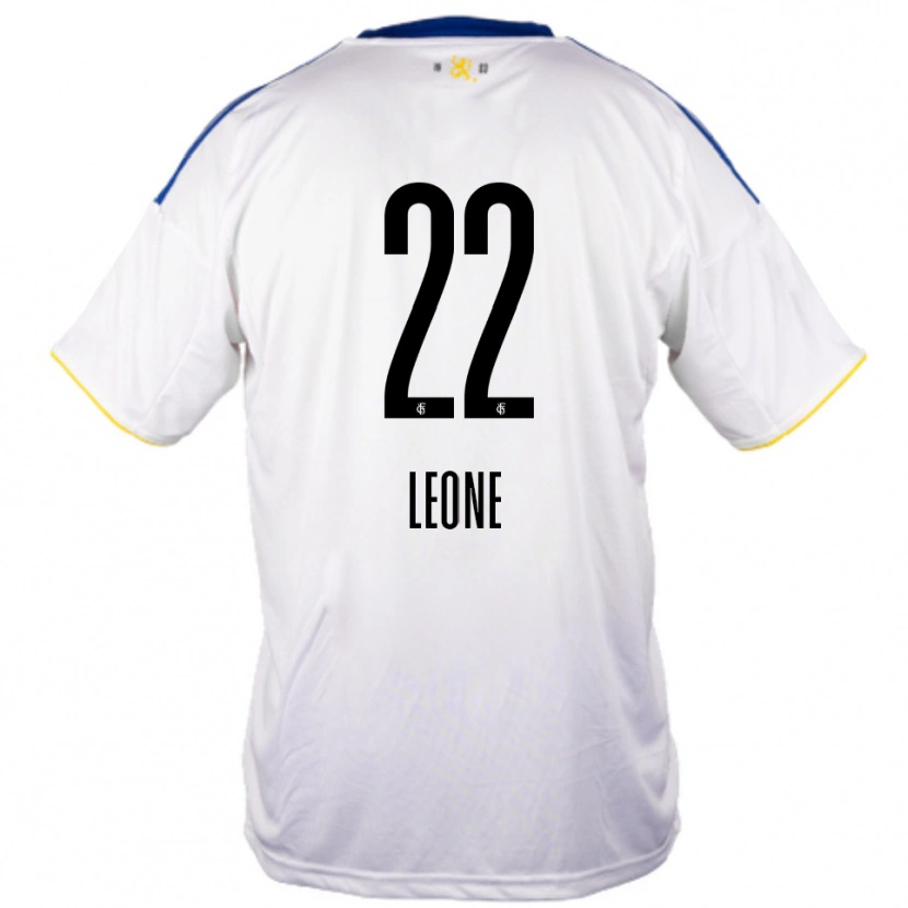 Danxen Homem Camisola Vincent Leone #22 Branco Azul Amarelo Alternativa 2025/26 Camisa Brasil