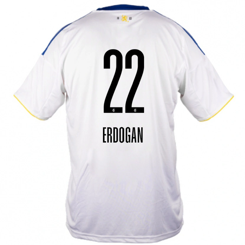 Danxen Homem Camisola Batuhan Erdogan #22 Branco Azul Amarelo Alternativa 2025/26 Camisa Brasil