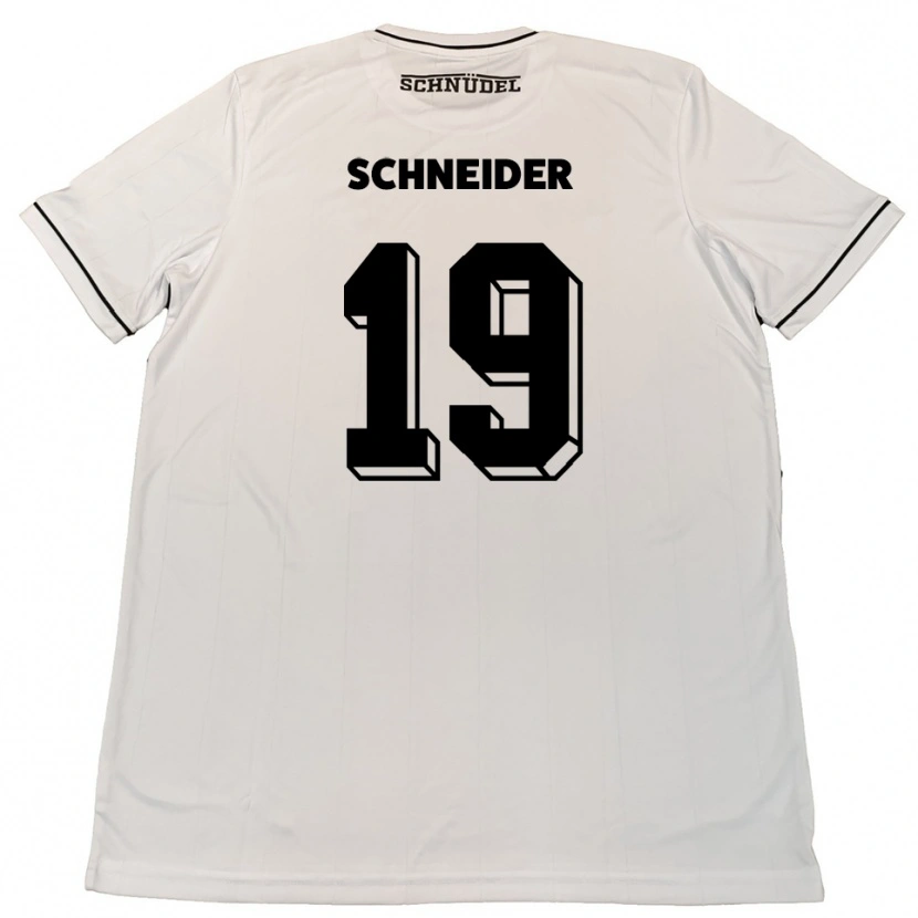 Danxen Homem Camisola Lukas Schneider #19 Branco Preto Alternativa 2025/26 Camisa Brasil