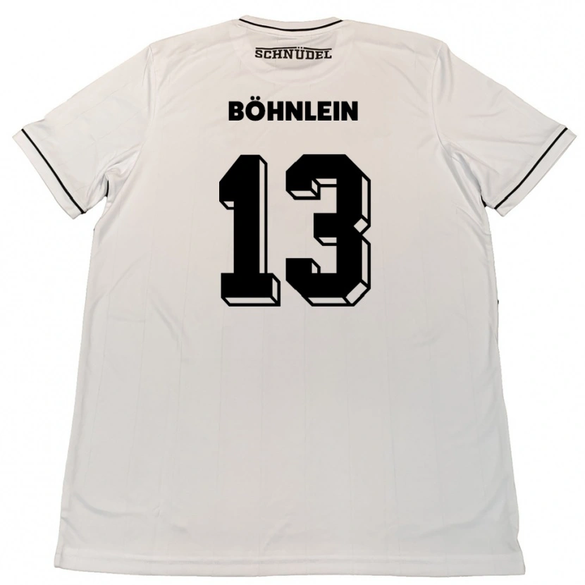 Danxen Homem Camisola Kristian Böhnlein #13 Branco Preto Alternativa 2025/26 Camisa Brasil