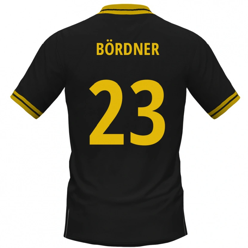 Danxen Homem Camisola Elias Bördner #23 Preto Amarelo Alternativa 2025/26 Camisa Brasil