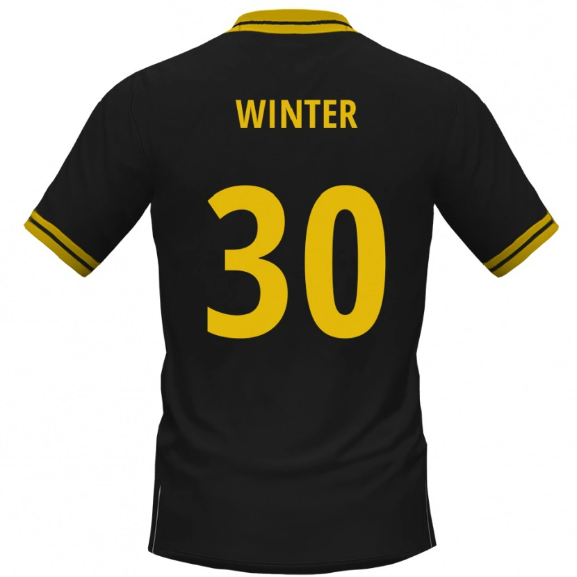 Danxen Homem Camisola Nils Winter #30 Preto Amarelo Alternativa 2025/26 Camisa Brasil