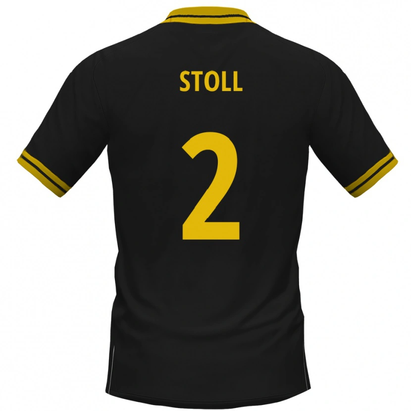 Danxen Homem Camisola Patrick Stoll #2 Preto Amarelo Alternativa 2025/26 Camisa Brasil