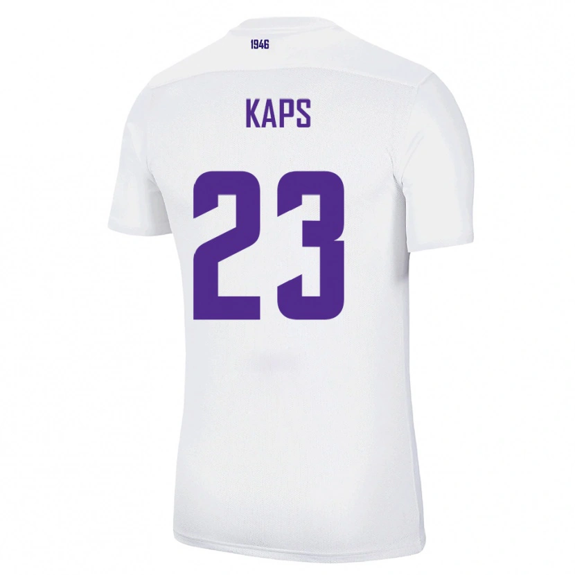 Danxen Homem Camisola Hugo Kaps #23 Branco Verde Alternativa 2025/26 Camisa Brasil