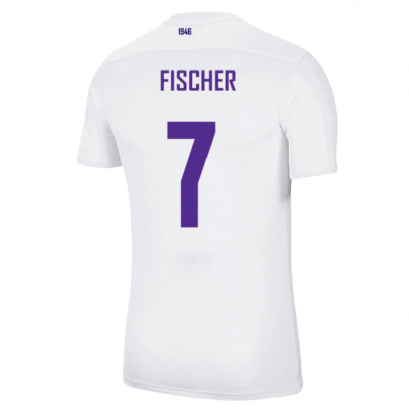 Danxen Homem Camisola Franz Fischer #7 Branco Verde Alternativa 2025/26 Camisa Brasil