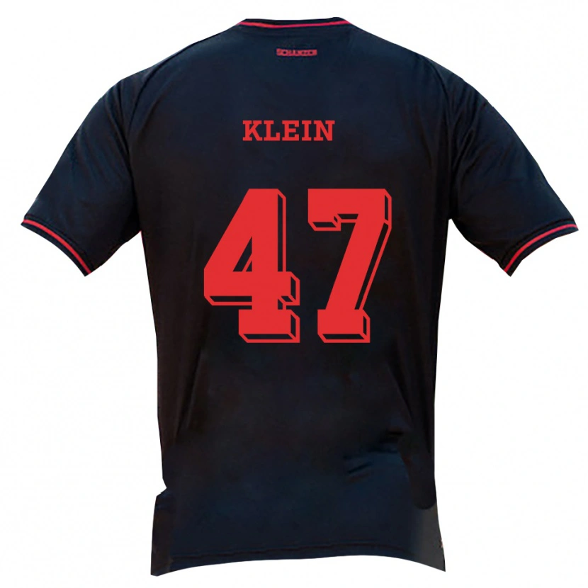 Danxen Homem Camisola David Klein #47 Preto Vermelho Branco Alternativa 2025/26 Camisa Brasil