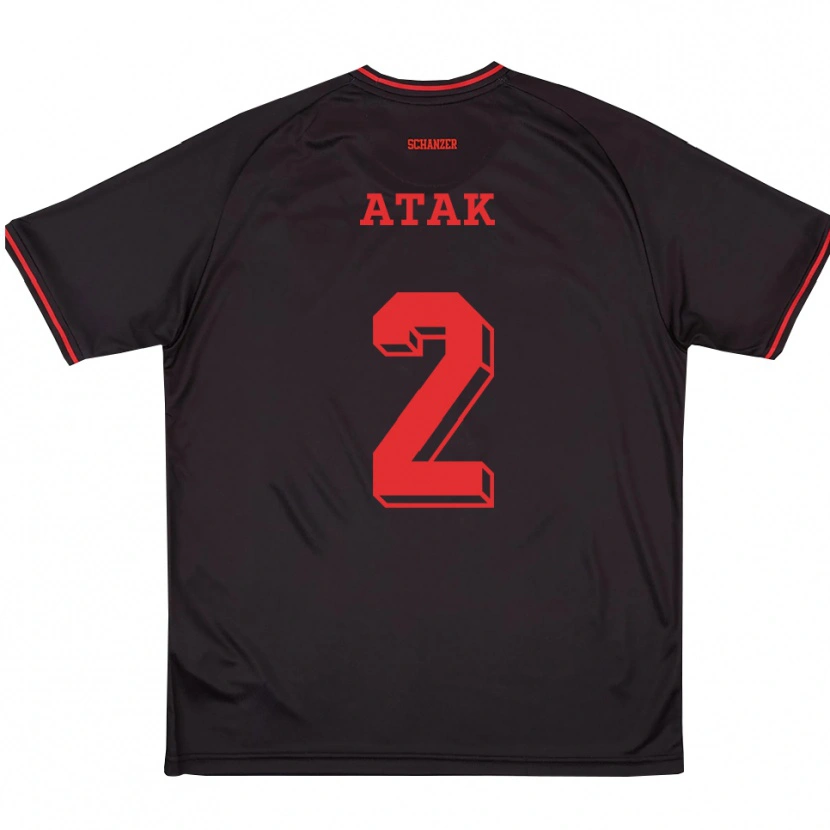 Danxen Homem Camisola Muhammed Atak #2 Preto Vermelho Branco Alternativa 2025/26 Camisa Brasil