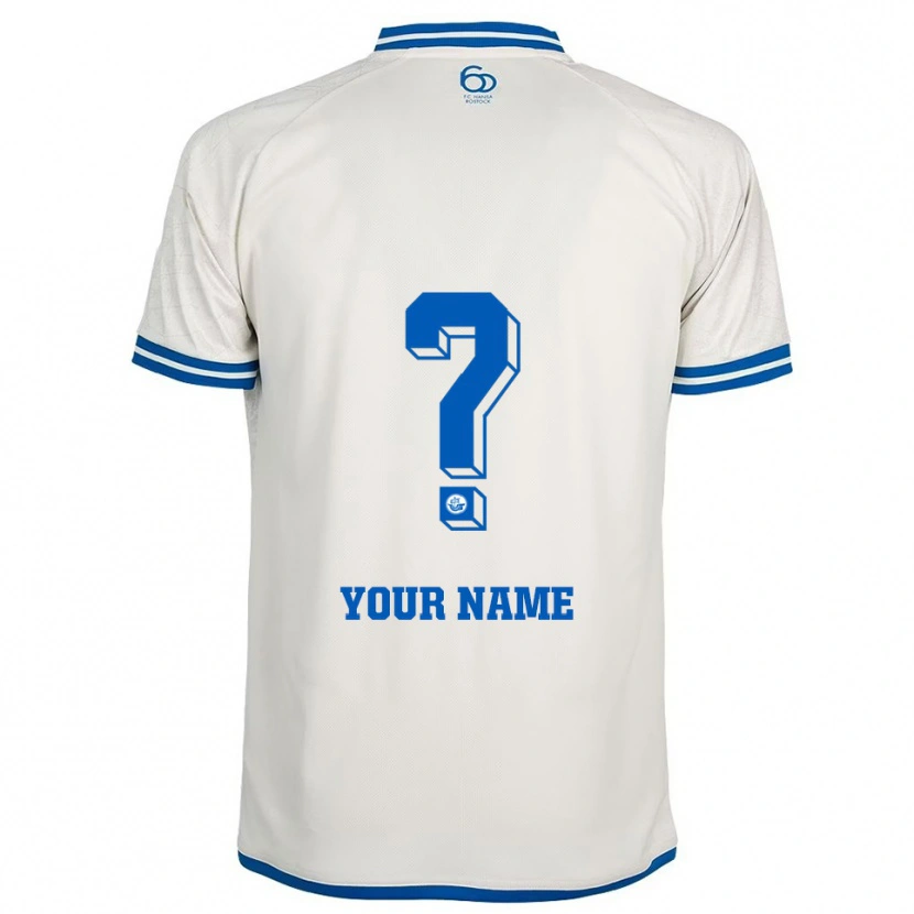 Danxen Homem Camisola Seu Nome #0 Branco Azul Alternativa 2025/26 Camisa Brasil