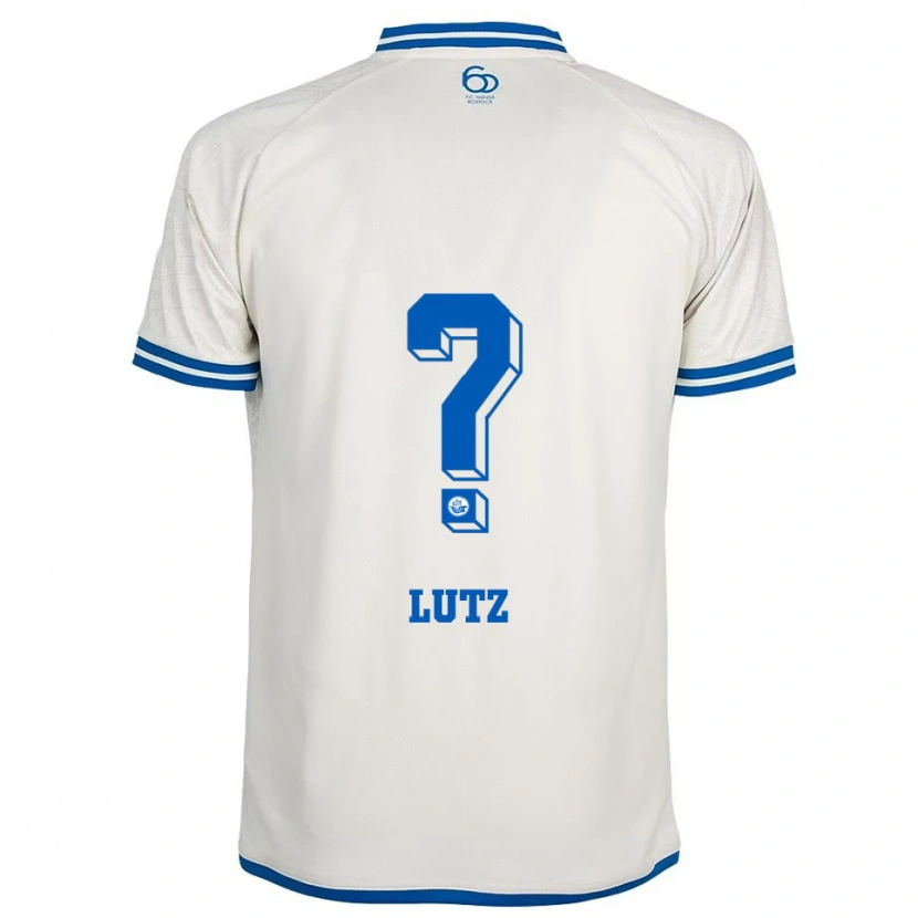 Danxen Homem Camisola Marvin Lutz #0 Branco Azul Alternativa 2025/26 Camisa Brasil