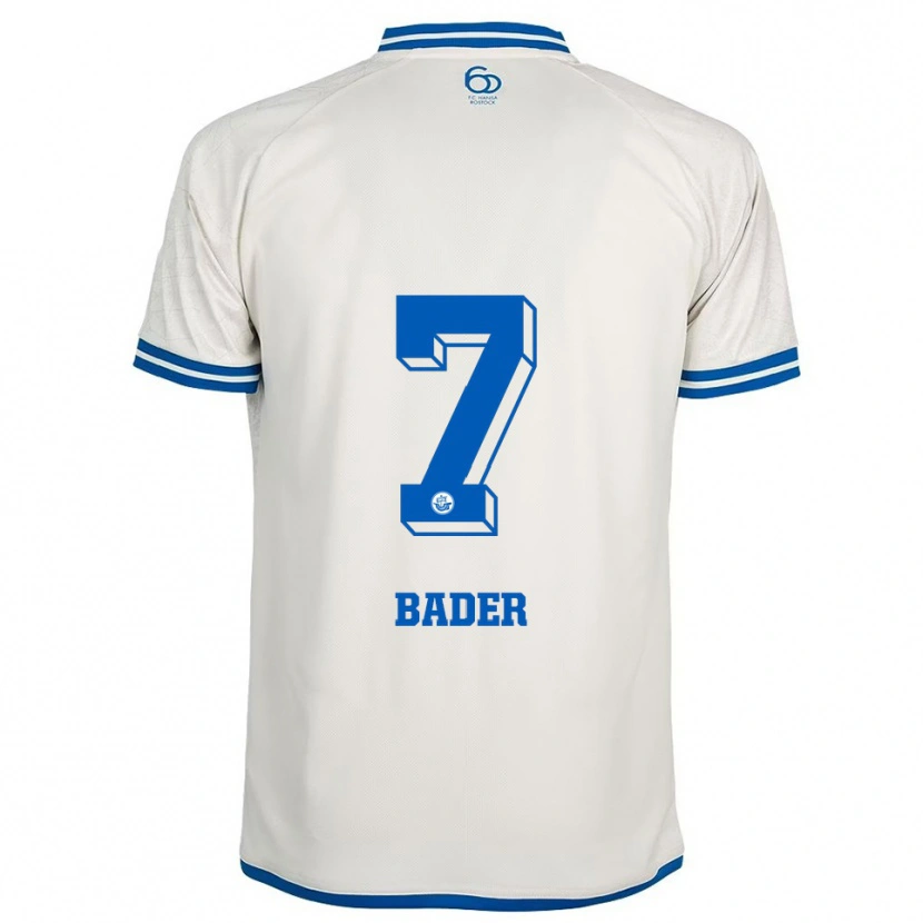Danxen Homem Camisola Tom Bader #7 Branco Azul Alternativa 2025/26 Camisa Brasil