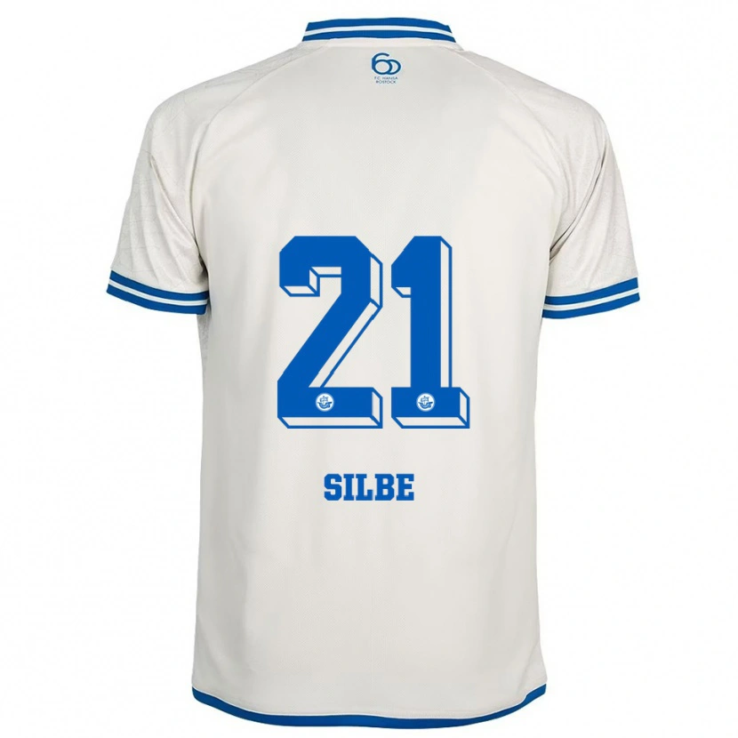 Danxen Homem Camisola Johanna Silbe #21 Branco Azul Alternativa 2025/26 Camisa Brasil