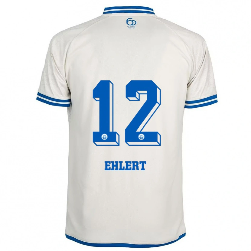 Danxen Homem Camisola Jonas Ehlert #12 Branco Azul Alternativa 2025/26 Camisa Brasil