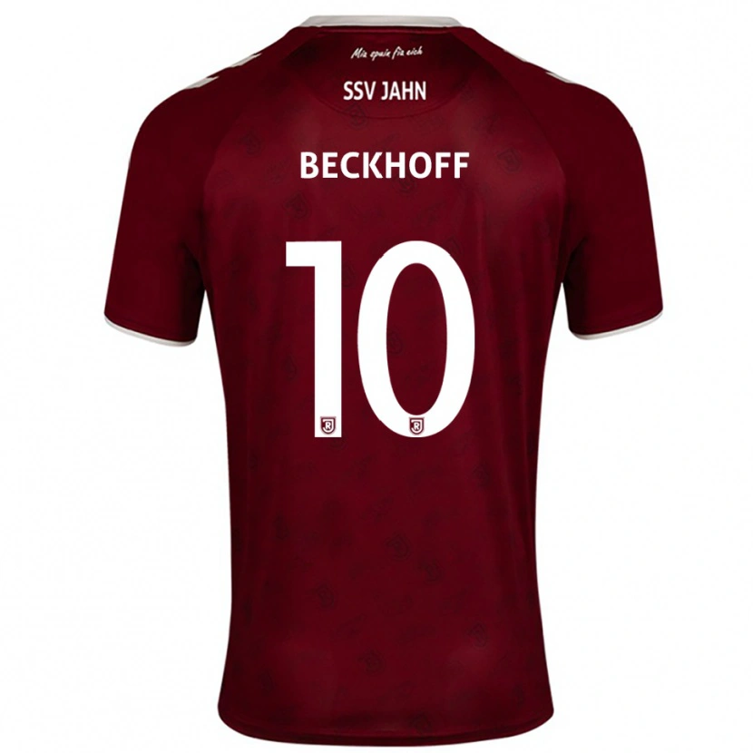 Danxen Homem Camisola Phil Beckhoff #10 Borgonha Branco Alternativa 2025/26 Camisa Brasil