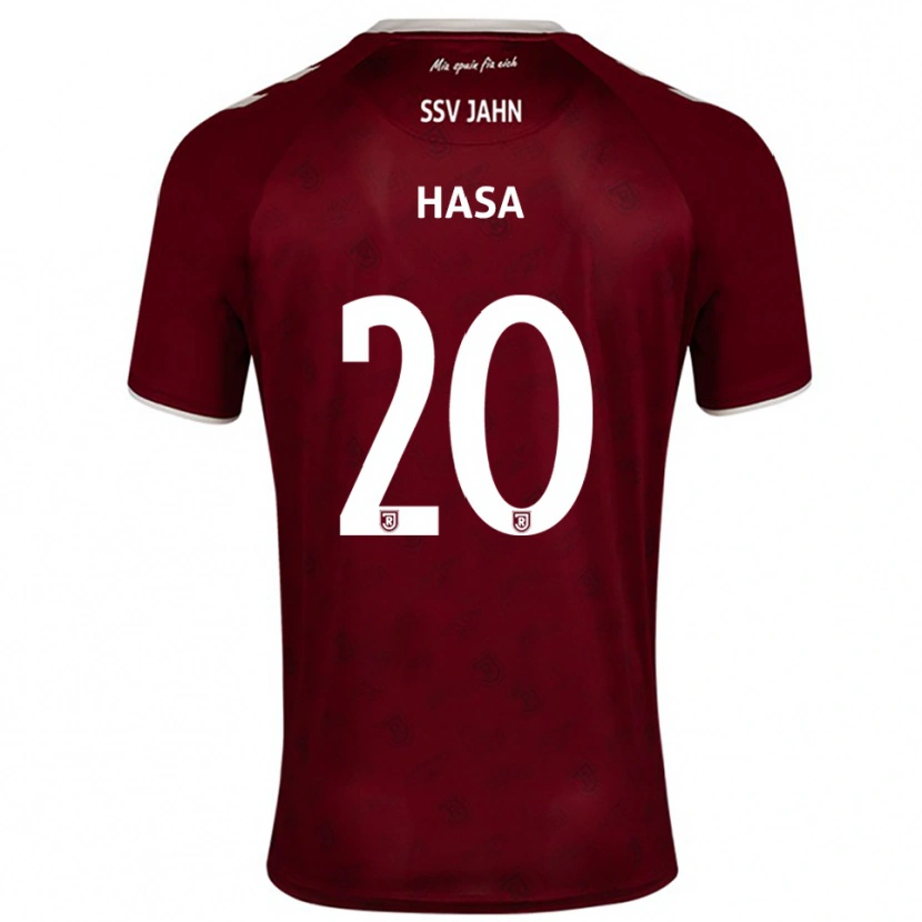 Danxen Homem Camisola Samuel Hasa #20 Borgonha Branco Alternativa 2025/26 Camisa Brasil