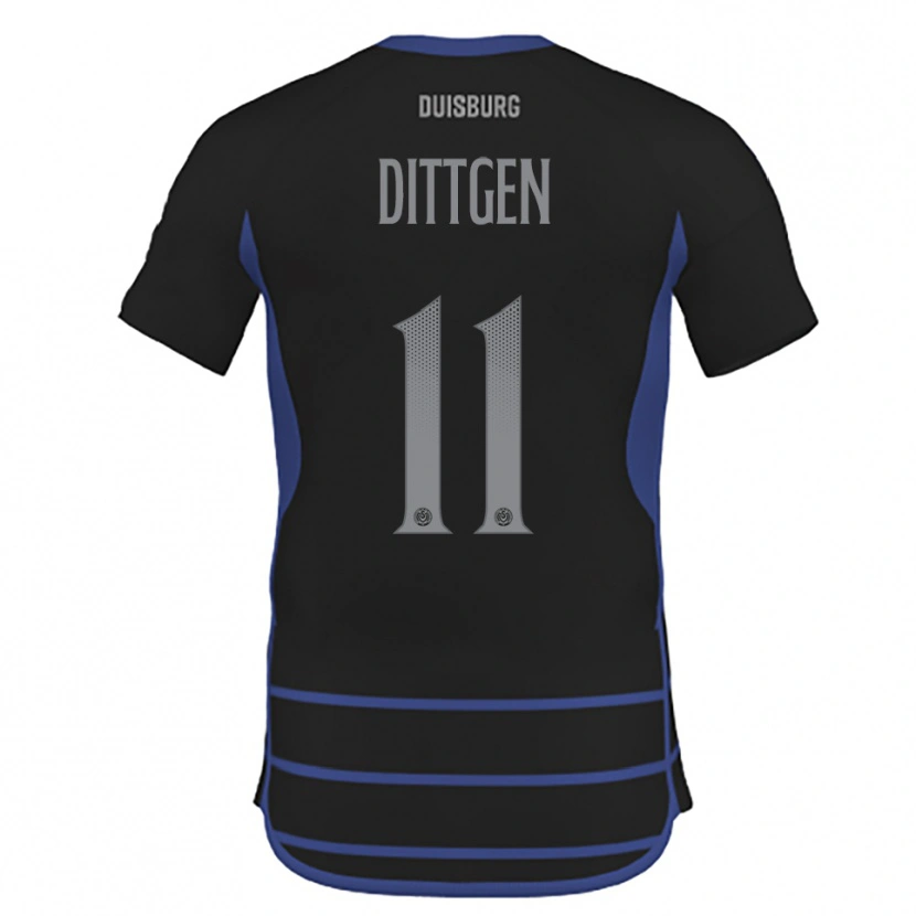 Danxen Homem Camisola Maximilian Dittgen #11 Preto Azul Alternativa 2025/26 Camisa Brasil