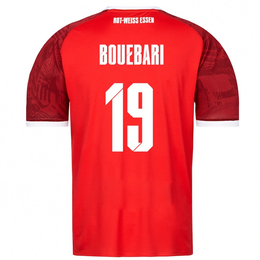 Danxen Homem Camisola Franci Bouebari #19 Vermelho Borgonha Branco Alternativa 2025/26 Camisa Brasil