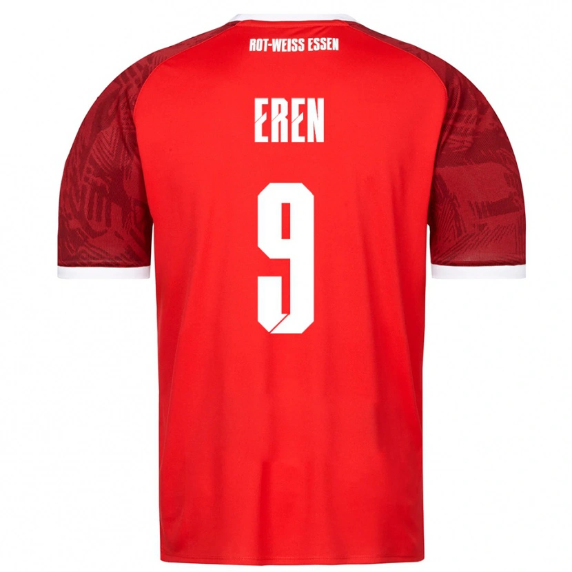 Danxen Homem Camisola Baran Eren #9 Vermelho Borgonha Branco Alternativa 2025/26 Camisa Brasil
