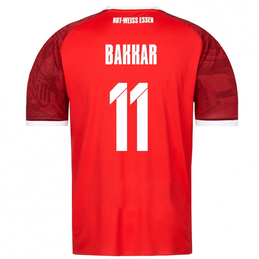 Danxen Homem Camisola Baraa Bakkar #11 Vermelho Borgonha Branco Alternativa 2025/26 Camisa Brasil