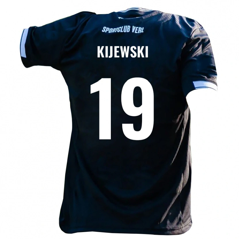 Danxen Homem Camisola Niko Kijewski #19 Preto Branco Alternativa 2025/26 Camisa Brasil