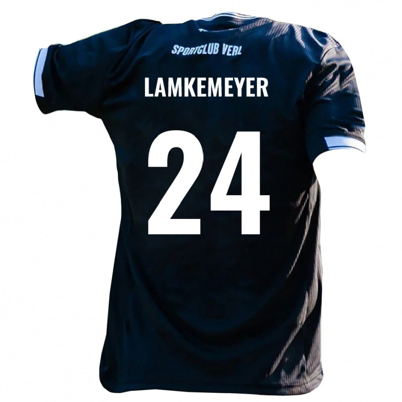 Danxen Homem Camisola Moritz Lamkemeyer #24 Preto Branco Alternativa 2025/26 Camisa Brasil