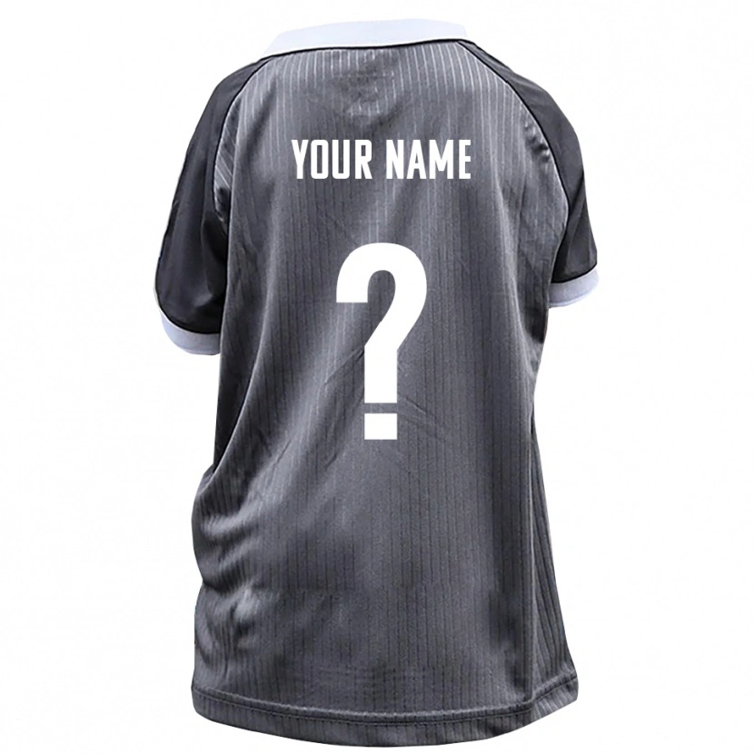 Danxen Homem Camisola Seu Nome #0 Cinzento Branco Alternativa 2025/26 Camisa Brasil