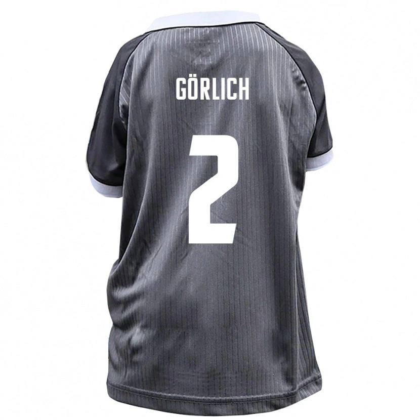 Danxen Homem Camisola Luis Görlich #2 Cinzento Branco Alternativa 2025/26 Camisa Brasil