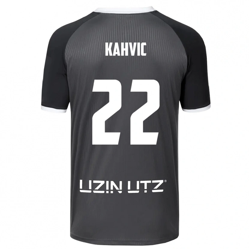 Danxen Homem Camisola Aleksandar Kahvic #22 Cinzento Branco Alternativa 2025/26 Camisa Brasil