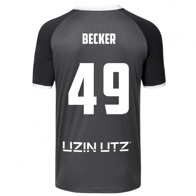 Danxen Homem Camisola André Becker #49 Cinzento Branco Alternativa 2025/26 Camisa Brasil