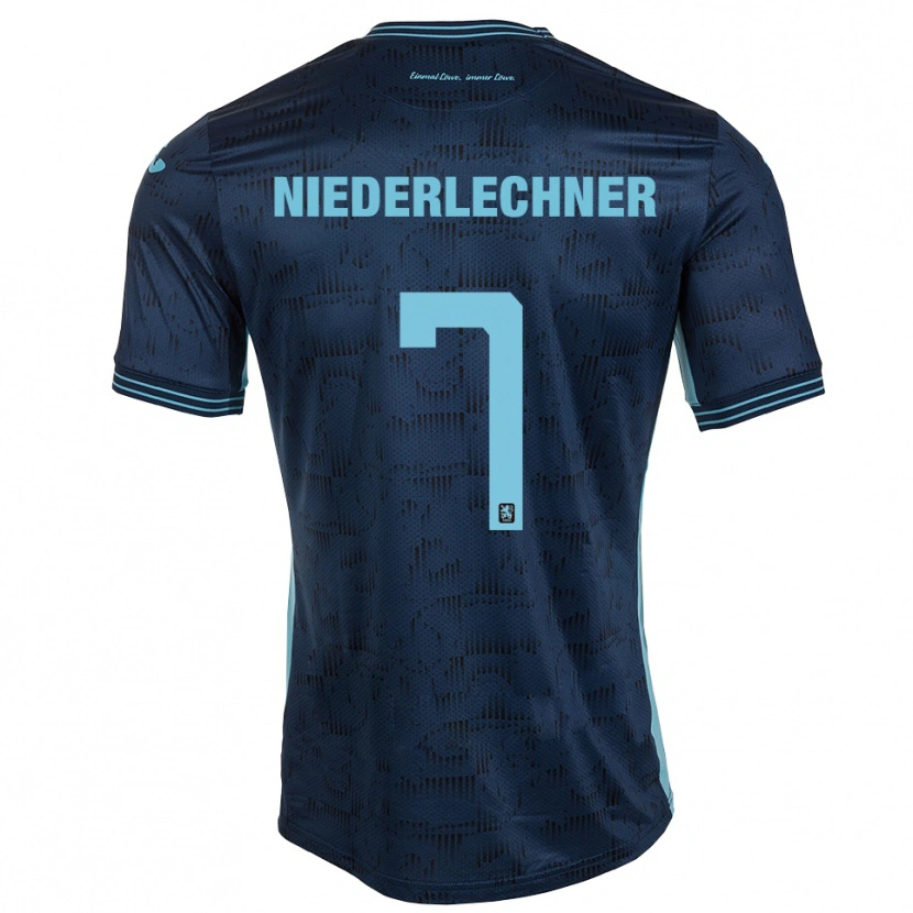 Danxen Homem Camisola Florian Niederlechner #7 Azul Royal Alternativa 2025/26 Camisa Brasil