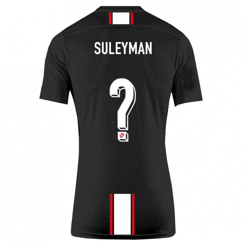 Danxen Homem Camisola Dildar-Diego Suleyman #0 Preto Branco Alternativa 2025/26 Camisa Brasil