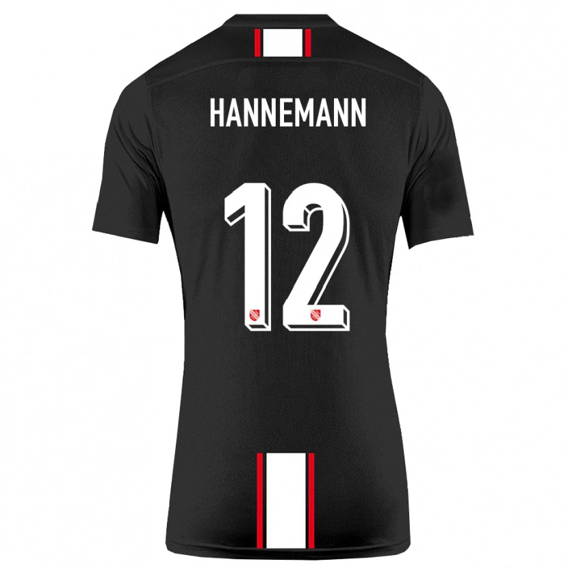 Danxen Homem Camisola Sören Hannemann #12 Preto Branco Alternativa 2025/26 Camisa Brasil