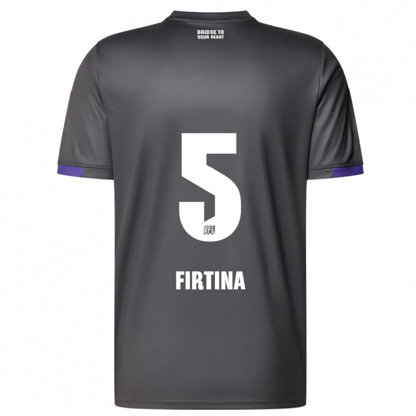 Danxen Homem Camisola Taha Firtina #5 Cinzento Roxo Alternativa 2025/26 Camisa Brasil