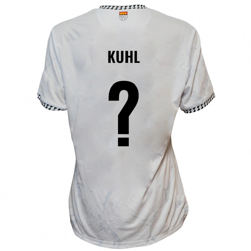 Danxen Homem Camisola Jasmin Kuhl #0 Branco Preto Alternativa 2025/26 Camisa Brasil