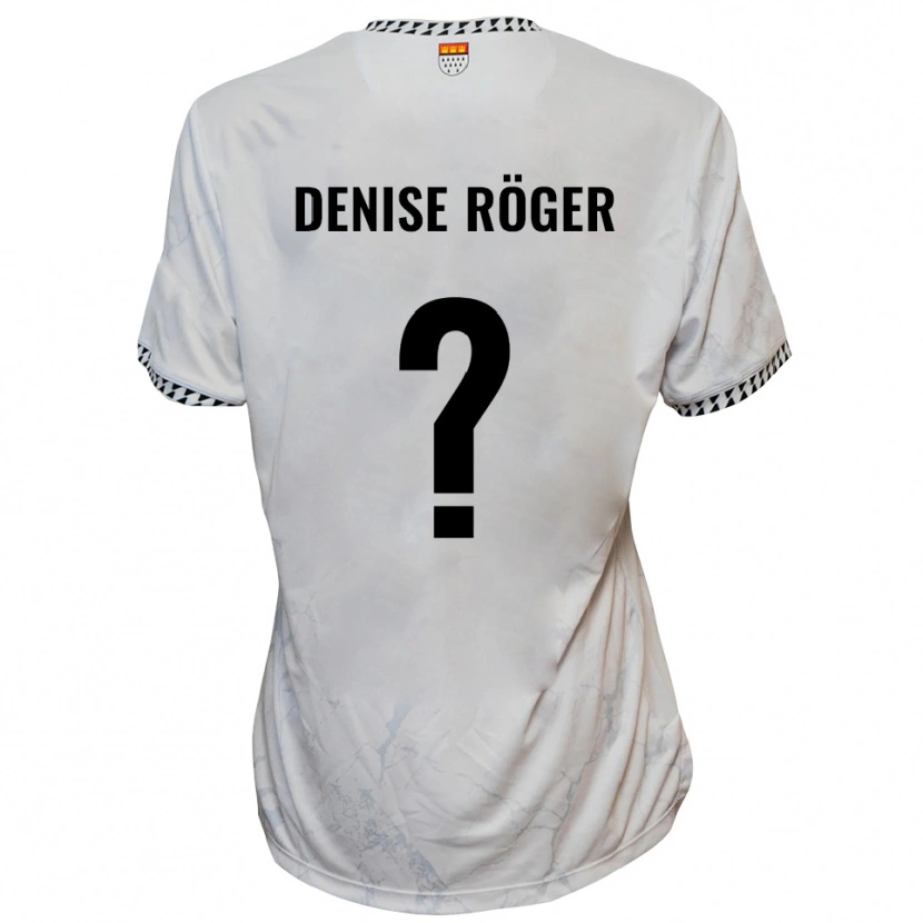 Danxen Homem Camisola Kim Denise Röger #0 Branco Preto Alternativa 2025/26 Camisa Brasil
