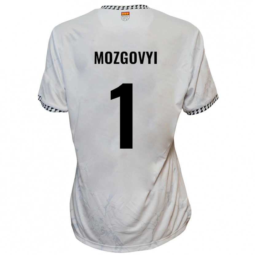 Danxen Homem Camisola Arseniy Mozgovyi #1 Branco Preto Alternativa 2025/26 Camisa Brasil