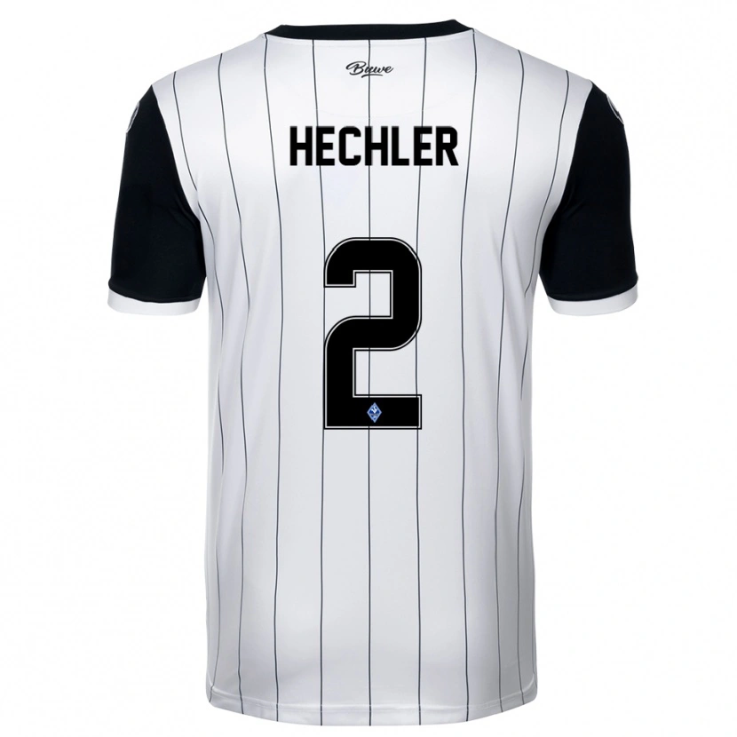 Danxen Homem Camisola Silas Hechler #2 Branco Preto Alternativa 2025/26 Camisa Brasil